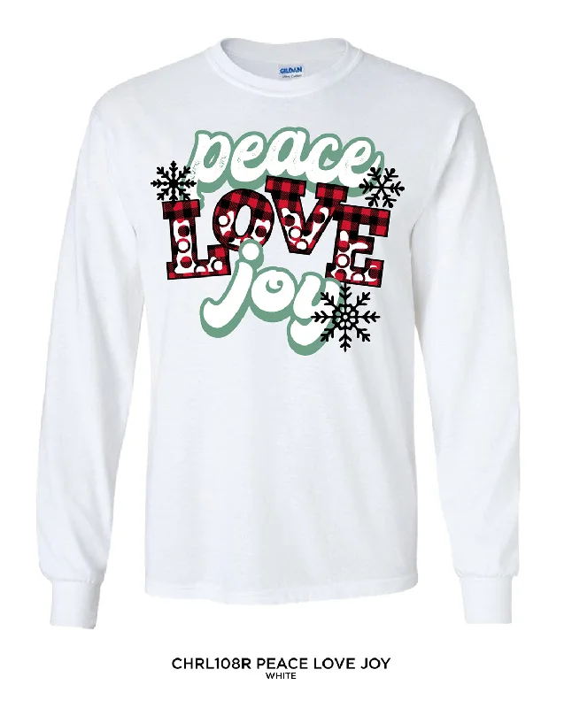 Missy Peace, Love, & Joy Long Sleeve Tee