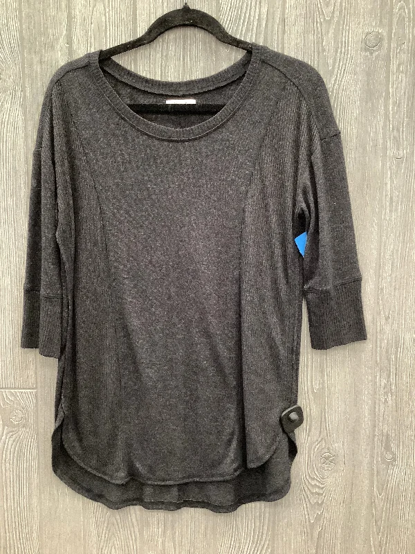 Top 3/4 Sleeve By Maurices In Black, Size: S