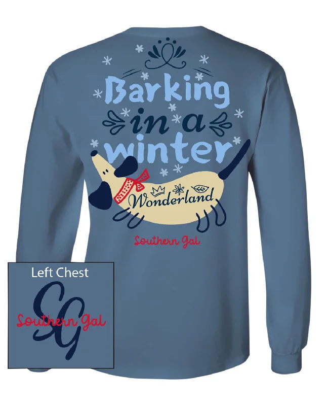 Southern Gal Barking Long Sleeve Tee