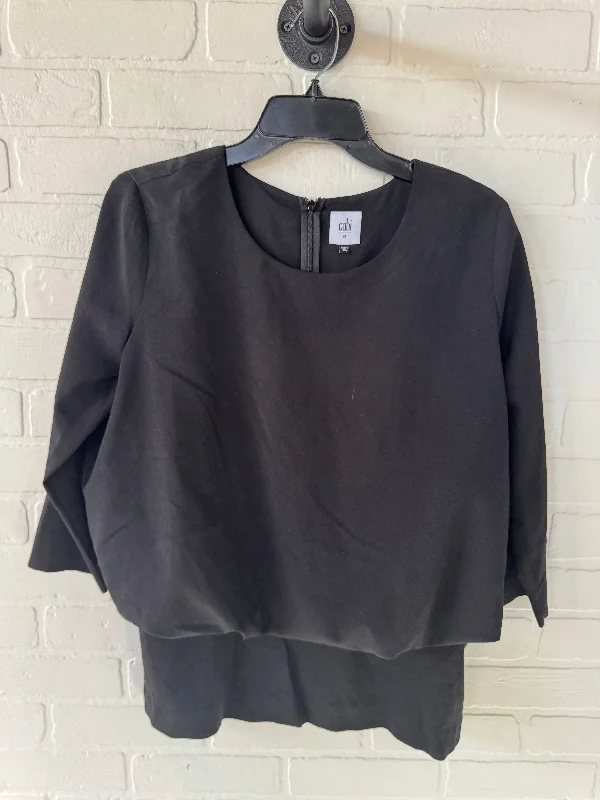 Top 3/4 Sleeve By Cabi In Black, Size: M