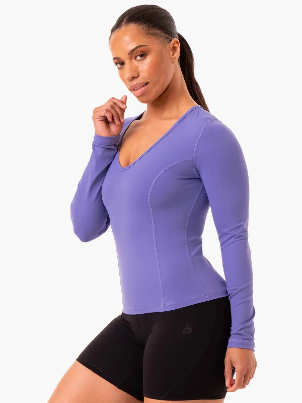 NKD Align Long Sleeve Training Top - Purple