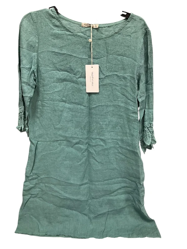 Top 3/4 Sleeve By Clothes Mentor In Aqua, Size: S