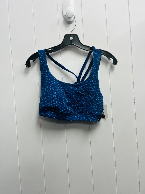 Athletic Bra By Lululemon In Blue, Size: 8