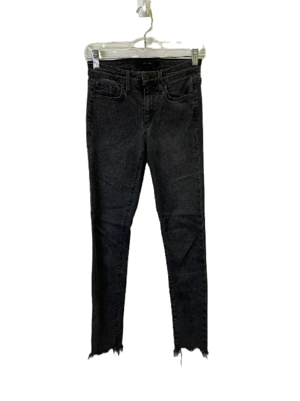 Jeans Skinny By Joes Jeans In Black Denim, Size: 0