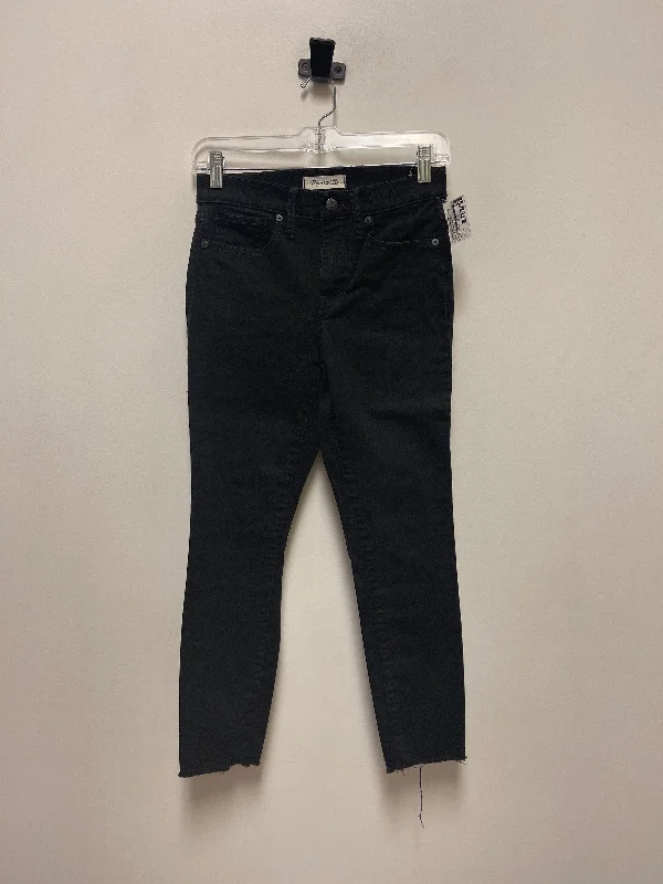 Jeans Skinny By Madewell In Black, Size: 2