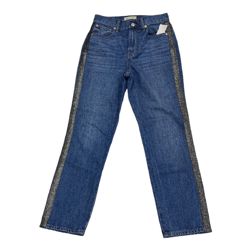 Jeans Straight By Madewell In Blue Denim, Size: 2