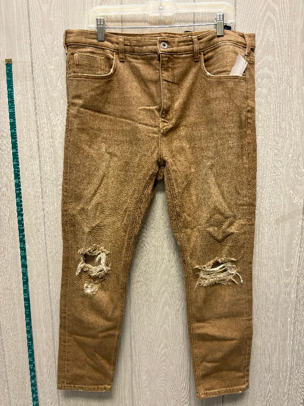 Jeans Straight By Pilcro In Gold, Size: 10