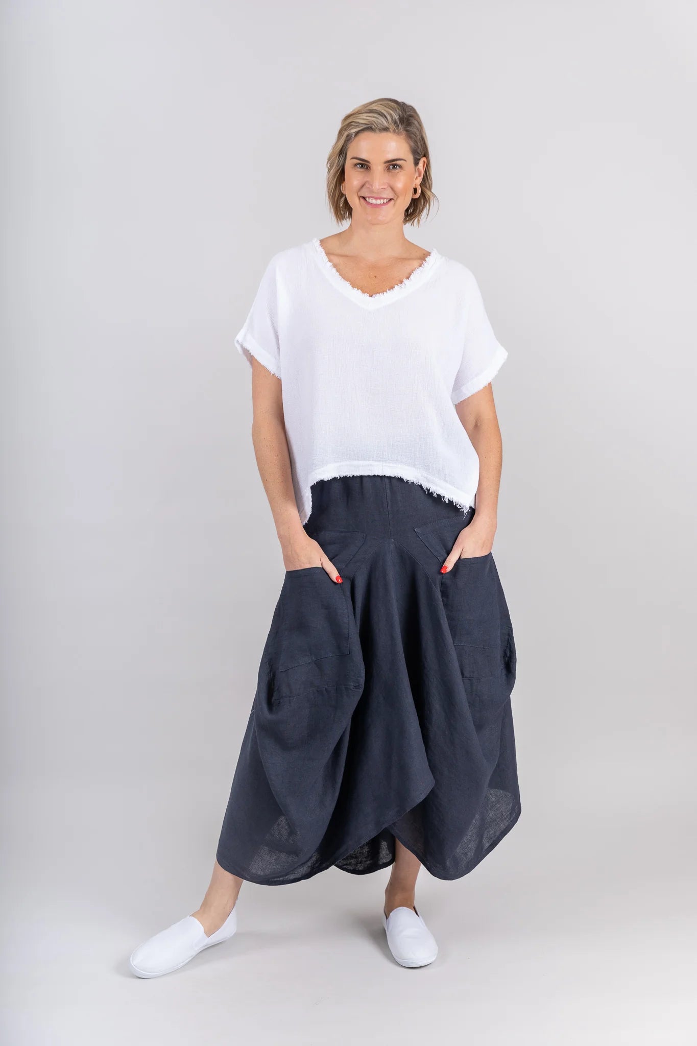 Marinella Skirt Navy