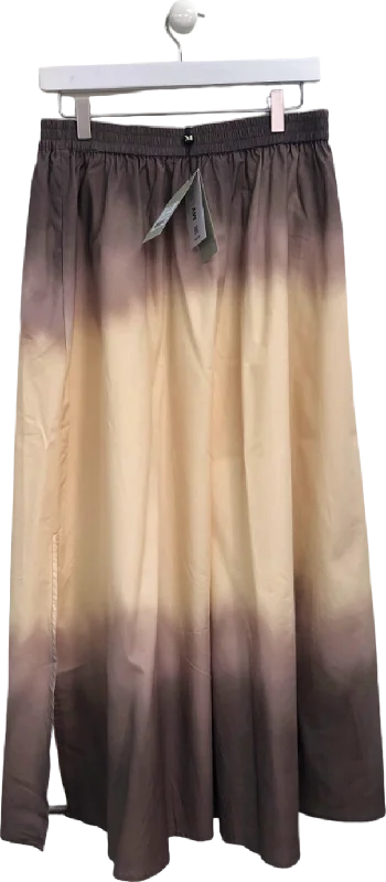 Mint Velvet Brown Ombre Maxi Skirt UK M