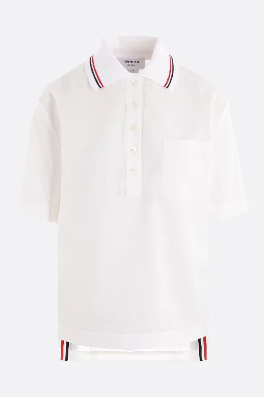 seersucker polo shirt