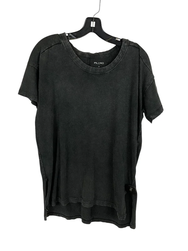 Top Short Sleeve Basic By Pilcro In Black, Size: S