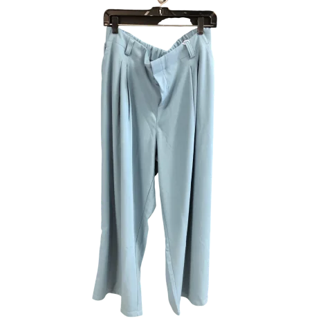 Pants Wide Leg By HALARA In Blue, Size: 1x