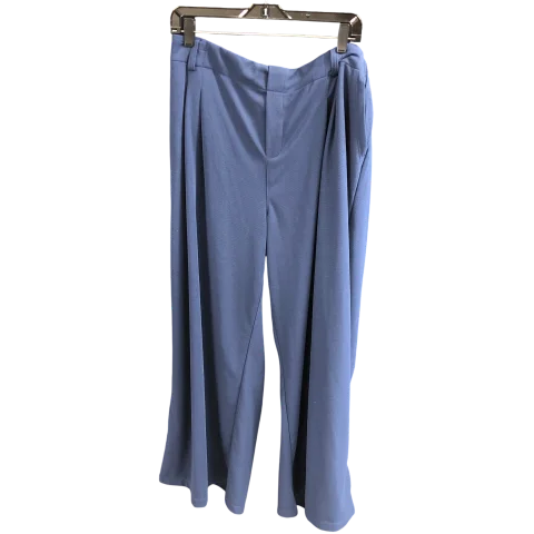 Pants Wide Leg By HALARA In Navy, Size: 1x