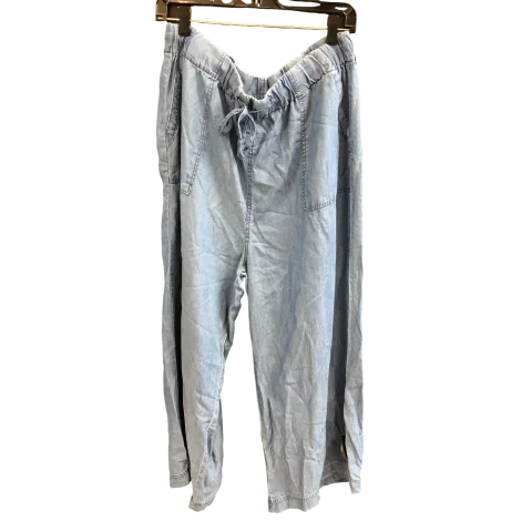 Pants Wide Leg By T X S In Blue, Size: Xxl