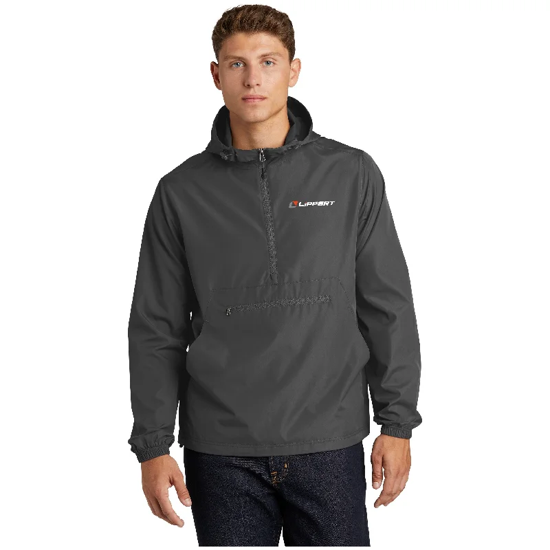 1/4 Zip - Anorak Windbreaker Charcoal