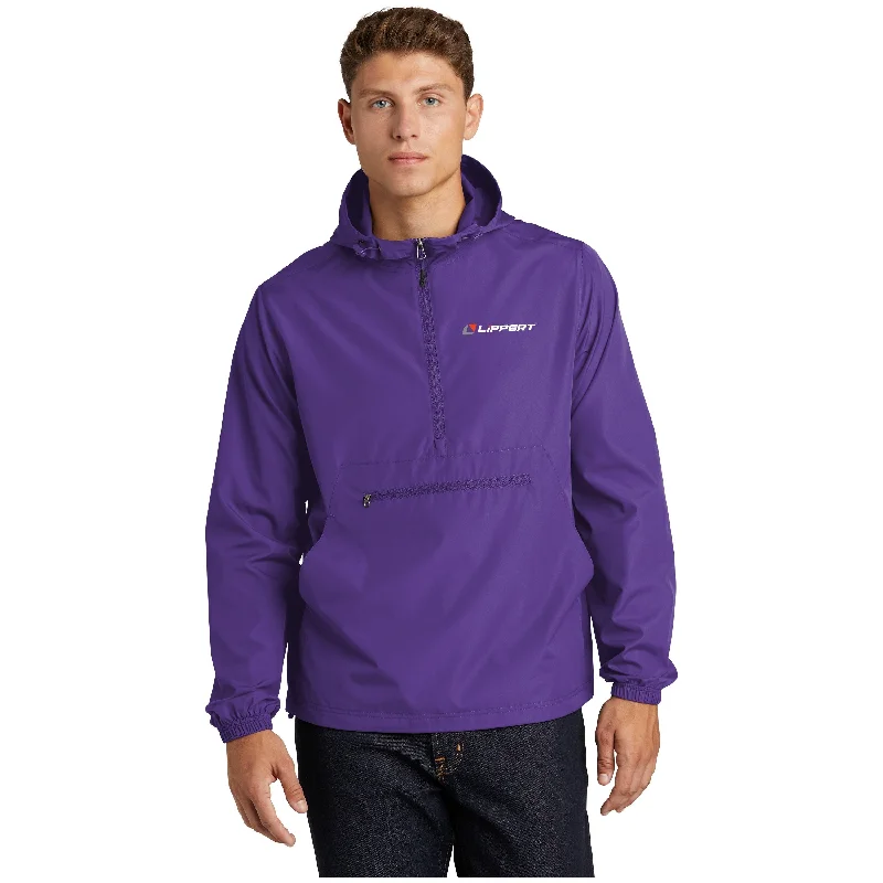 1/4 Zip - Anorak Windbreaker Purple