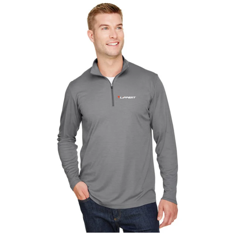 1/4 Zip - Dri Fit - Dark Grey Heather