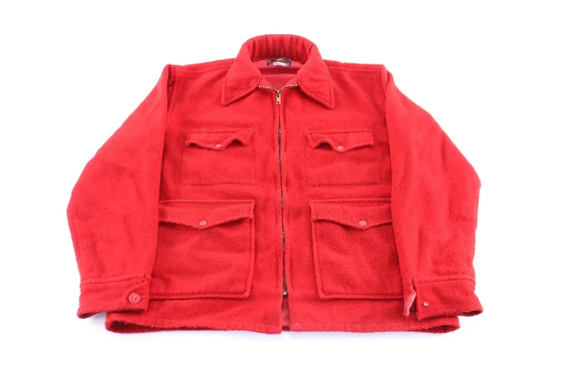 50's Johnson Woolen Mills Red Zip Up Jacket