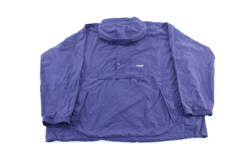 90's Patagonia Logo Patch Purple Pullover Jacket