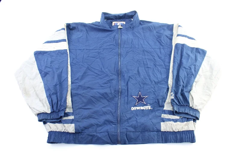 90's Starter Embroidered Logo Dallas Cowboys Zip Up Jacket