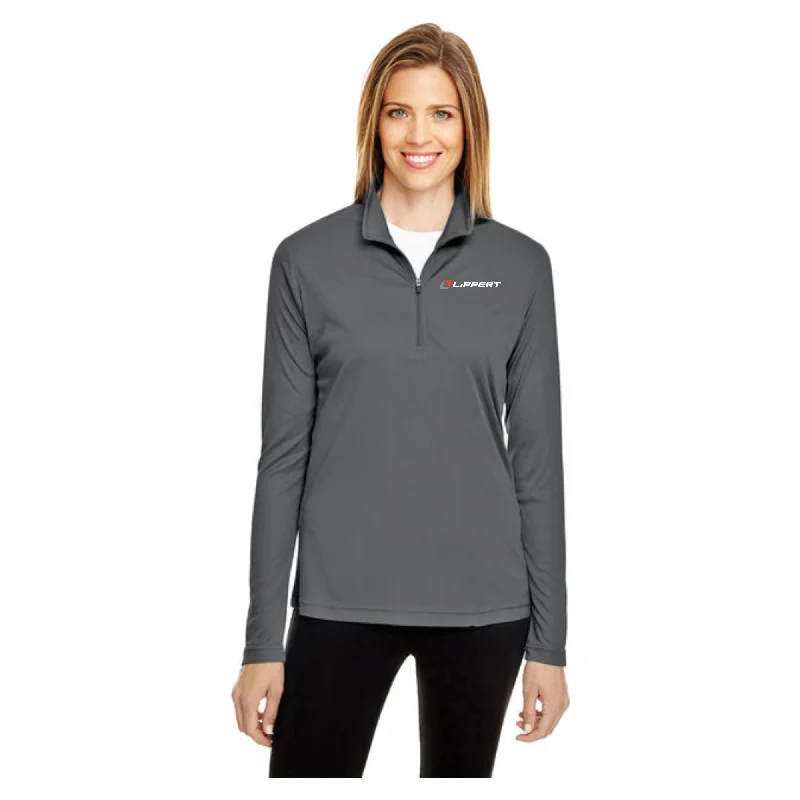 Ladies 1/4 Zip - Graphite