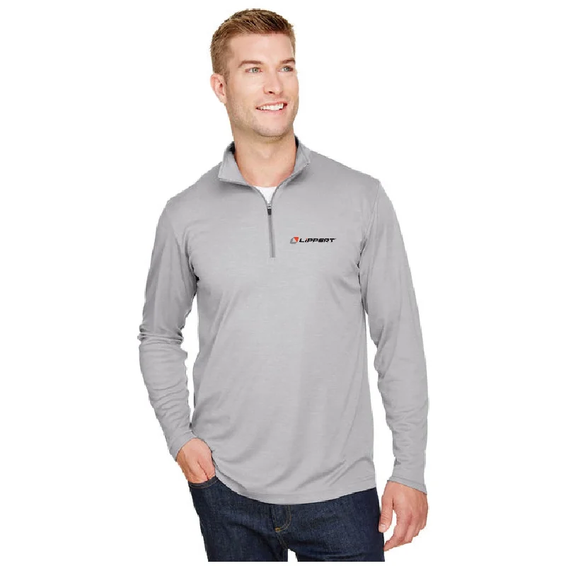 1/4 Zip - Dri Fit - Light Grey Heather