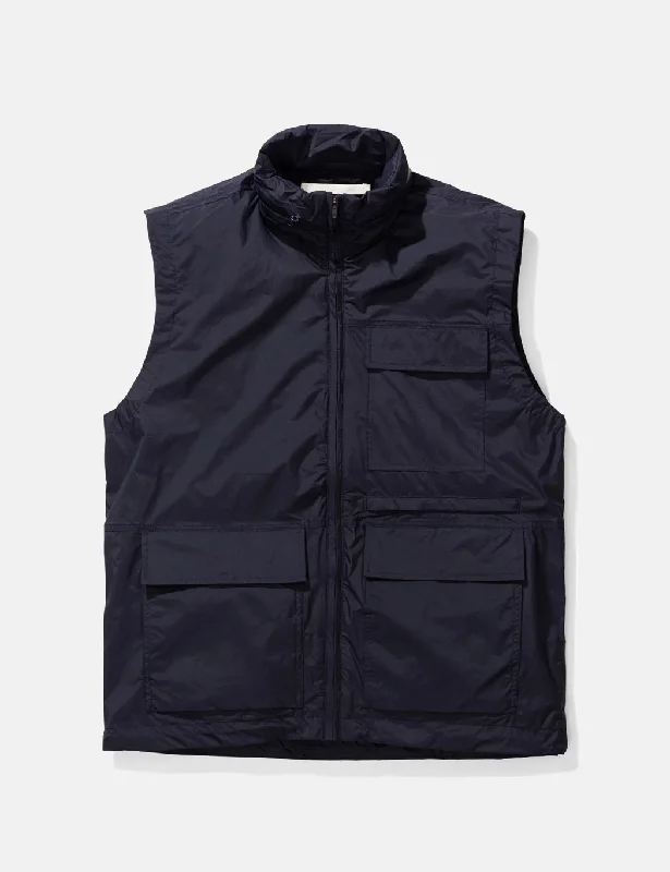 Norse Projects Birkholm Gilet (Shell) - Dark Navy Blue