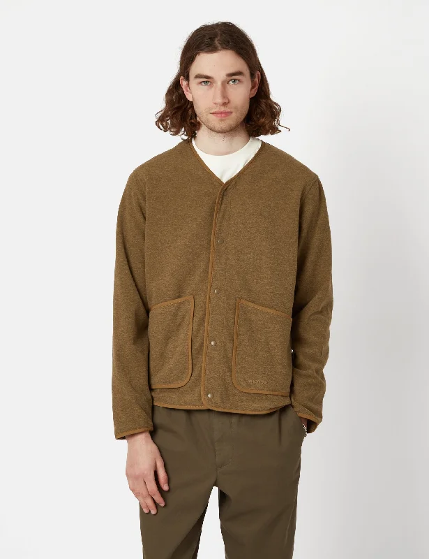 Norse Projects Otto Fleece Jacket - Duffle Brown