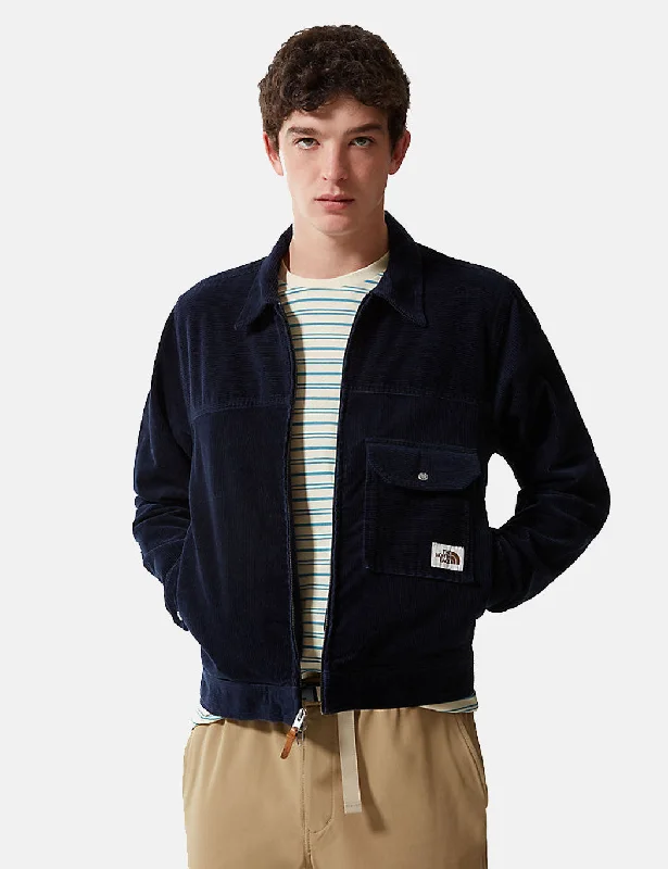 North Face Trucker Jacket - Aviator Navy Blue/Kelp Tan