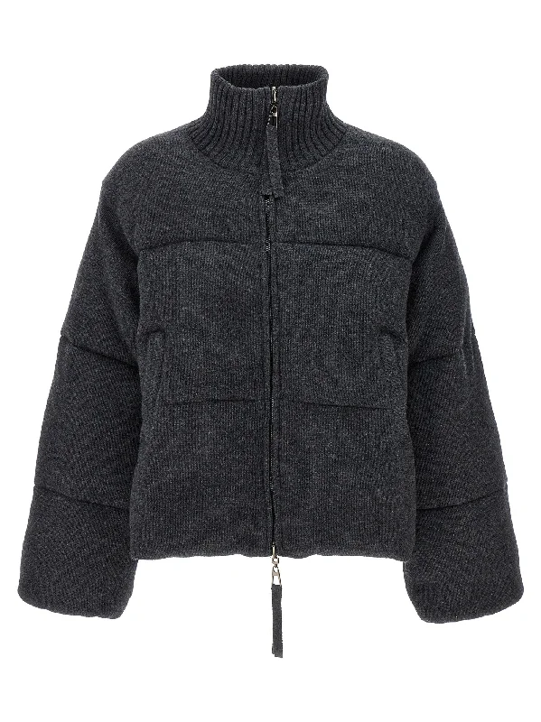 Reversible Knit Down Jacket