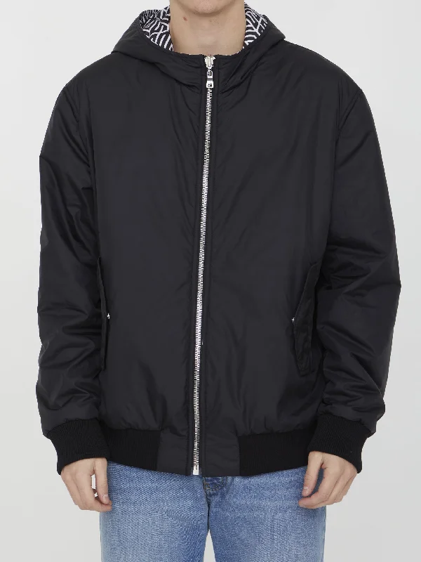 Reversible Nylon Bomber Jacket