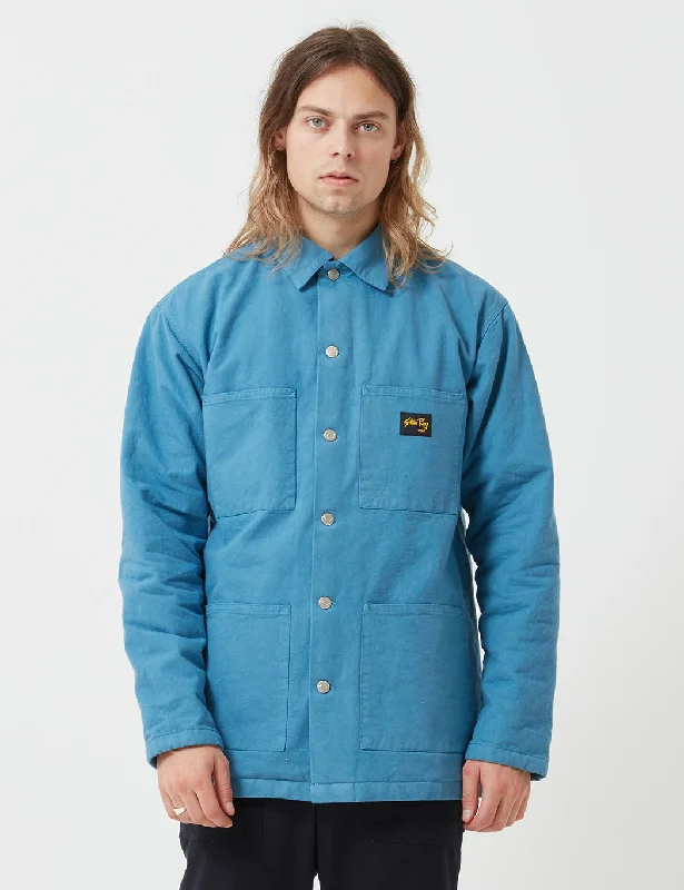 Stan Ray Shop Jacket (Sherpa Lined) - Garage Blue