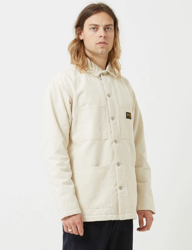 Stan Ray Shop Jacket (Sherpa Lined) - Natural Drill