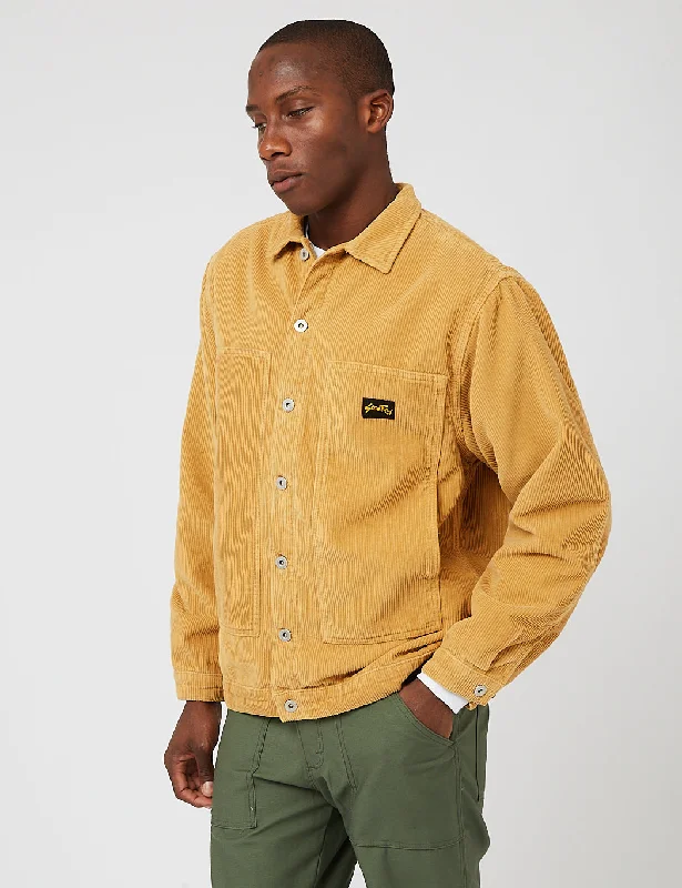 Stan Ray Winter Box Jacket - Khaki Corduroy Green