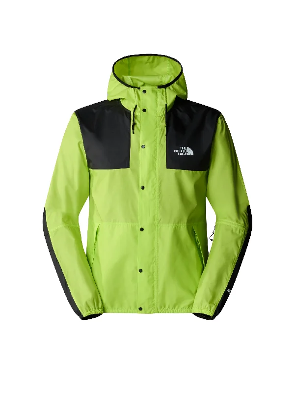 Giacca Moutain Color Block con Cappuccio Lime