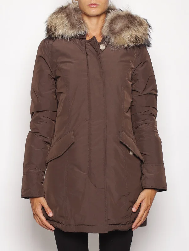 Arctic Parka in Shape Memory  Marrone