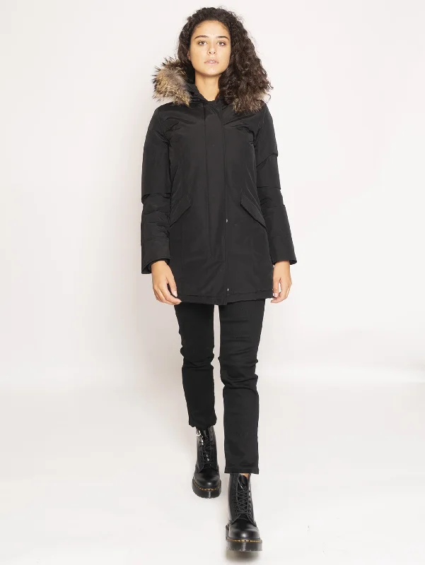 Giaccone Parka in Ramar - Nero