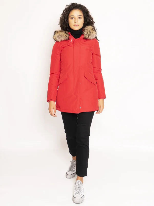 Giaccone Parka in Ramar - Rosso