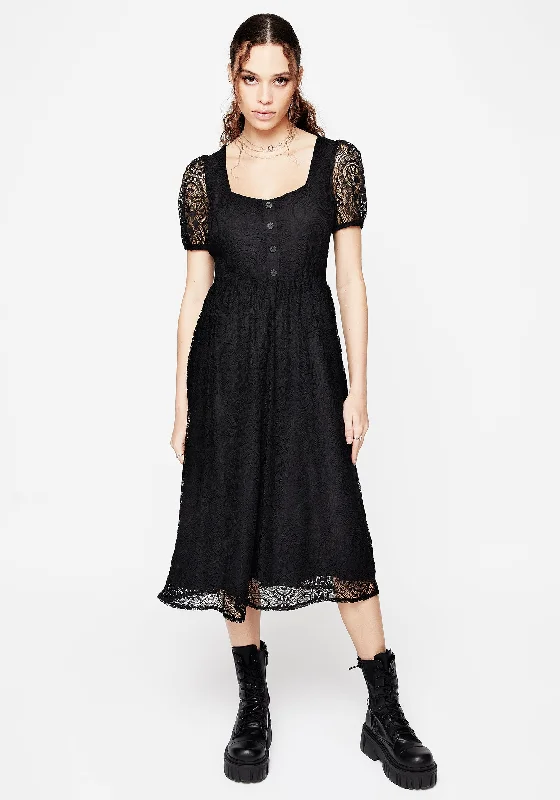 Harmonia Lace Midi Dress