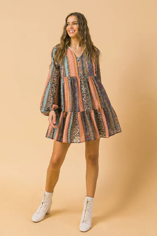 WAIT FOR YOU WOVEN MINI DRESS