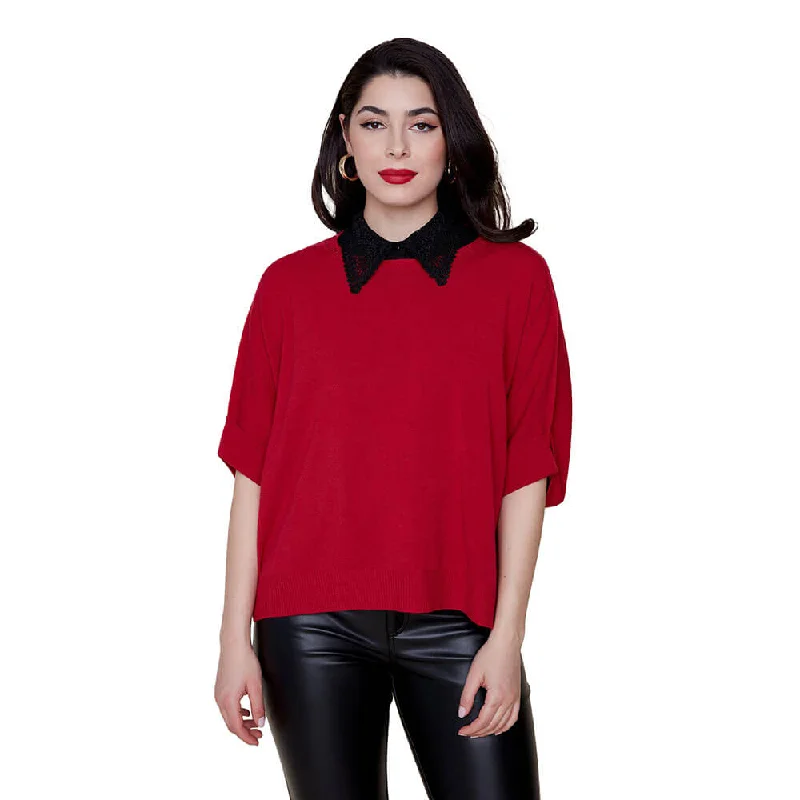 Renuar Knit Sweater - Berry